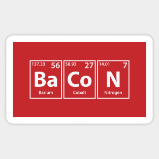 Bacon Elements Spelling Sticker